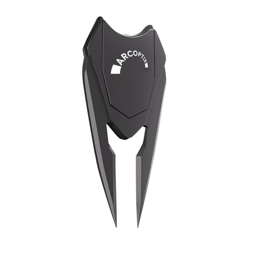ARCOPTIX Premium Metal Divot Repair Tool – Golf Green Repair Fork for Maintaining Perfect Greens