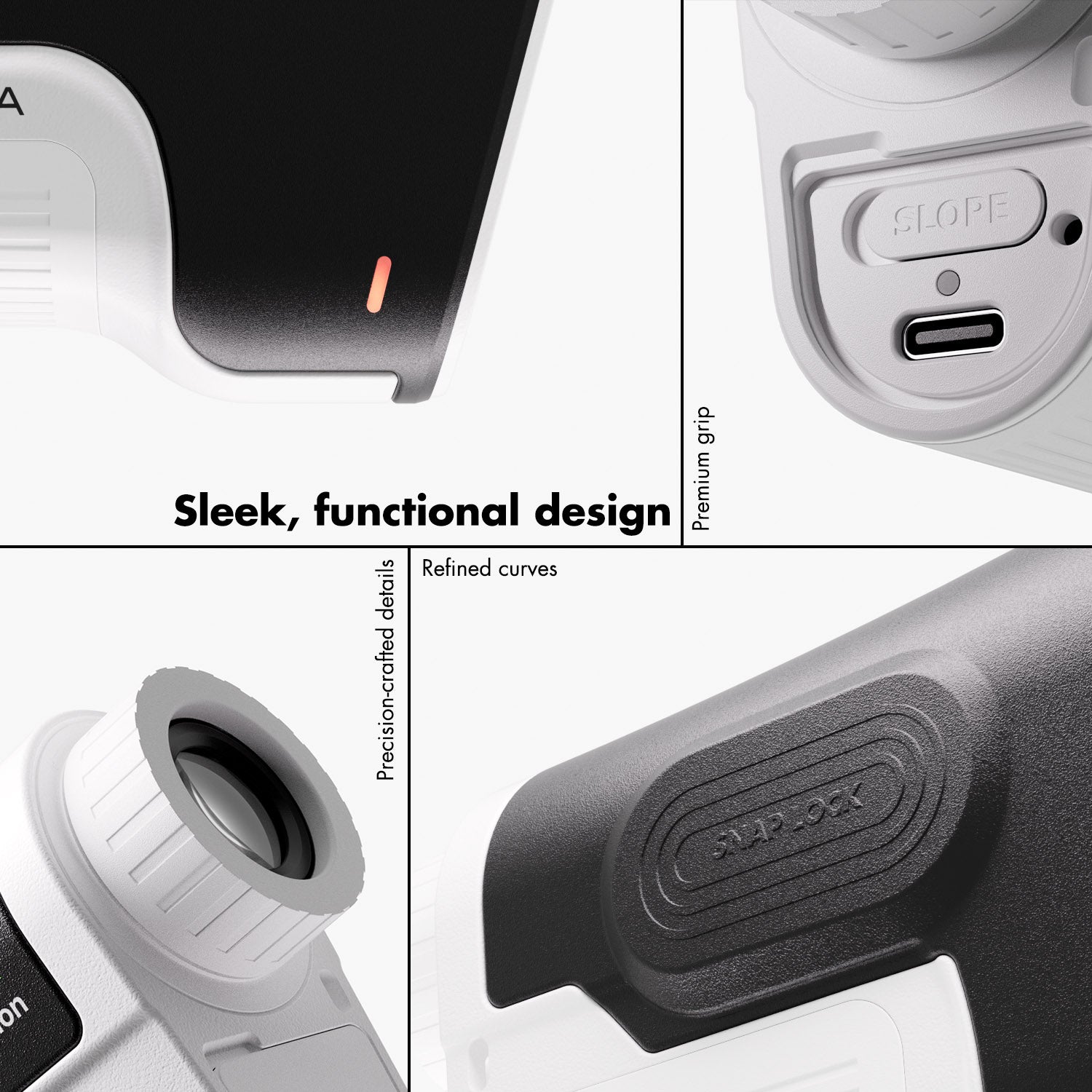 Arcoptix 1200 Yards Laser Rangefinder 7X Magnification with Slope Compensation & Pin Lock Vibration, Waterproof Golf Range Finder for Hunting & Archery